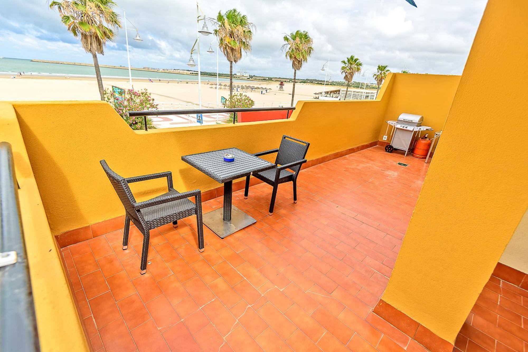 Beachfront Duplex 1ª Linea & Terraces Oceanfront El Puerto de Santa Maria Exterior foto
