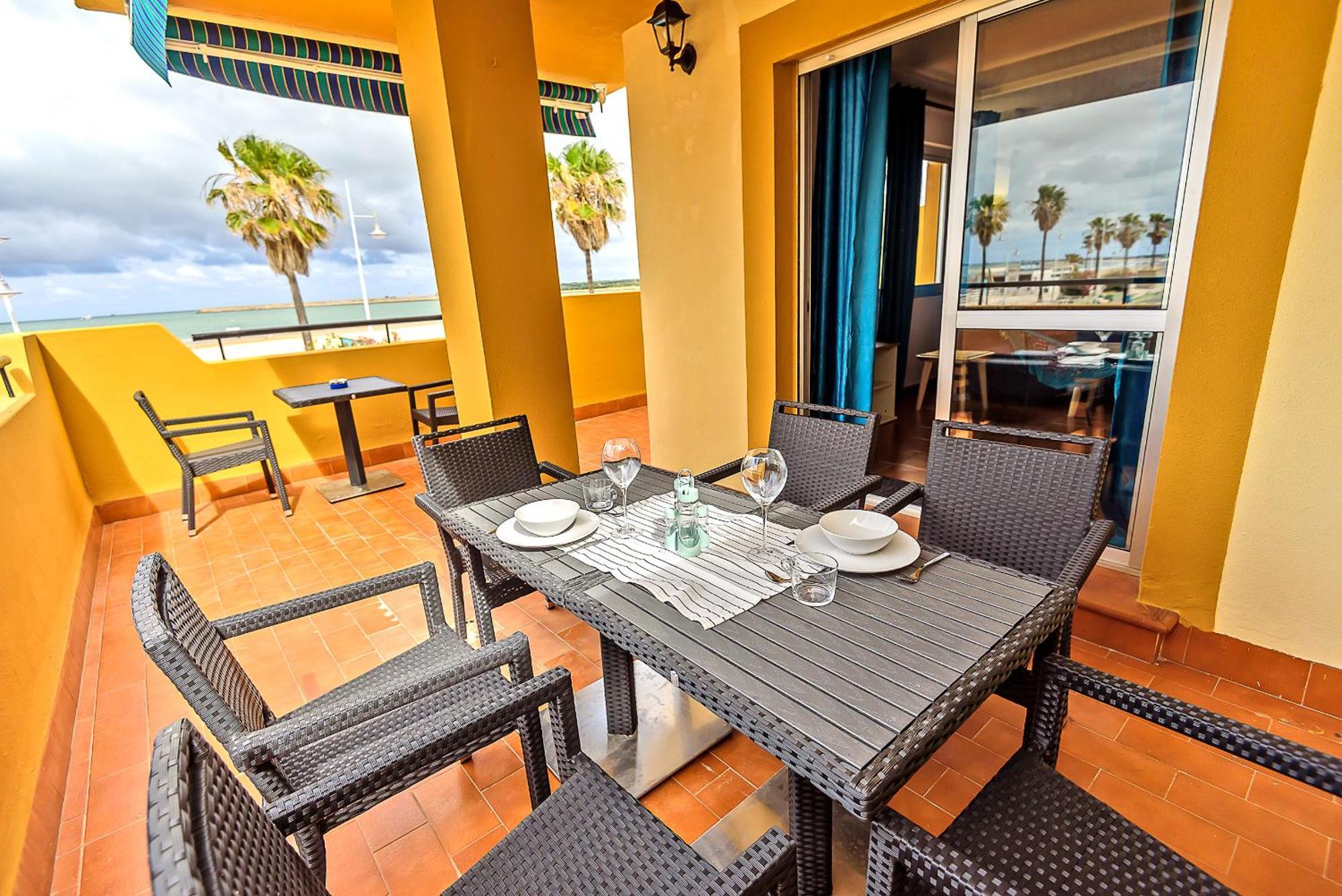 Beachfront Duplex 1ª Linea & Terraces Oceanfront El Puerto de Santa Maria Exterior foto