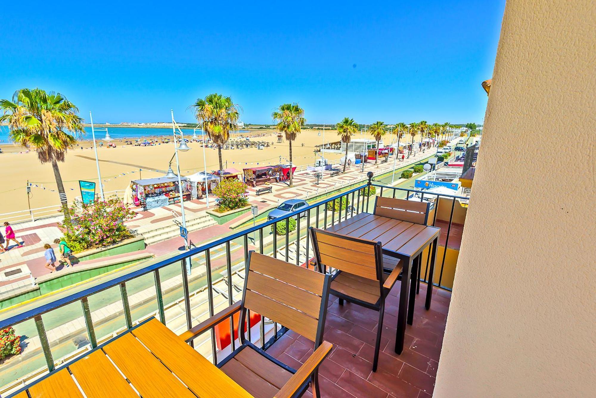 Beachfront Duplex 1ª Linea & Terraces Oceanfront El Puerto de Santa Maria Exterior foto